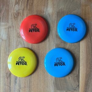 Colorful Flying Discs for Small Pets